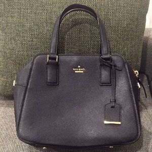 Kate Spade Black Satchel with Structured Design